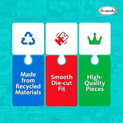 Miniatura 10 de Re-Marks Rompecabezas de libros navideños, rompecabezas de libros de Navidad para todas las edades, rompecabezas de Navidad de 1000 piezas