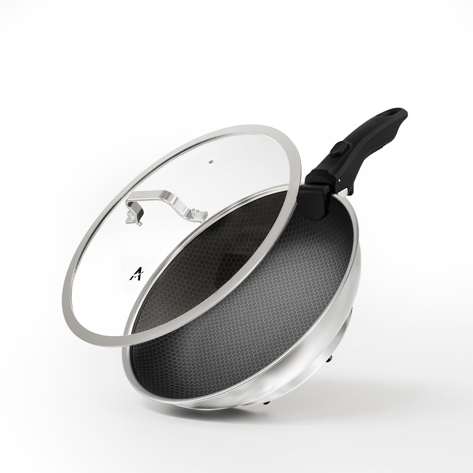 AEWHALE Stainless Steel Electric Skillet