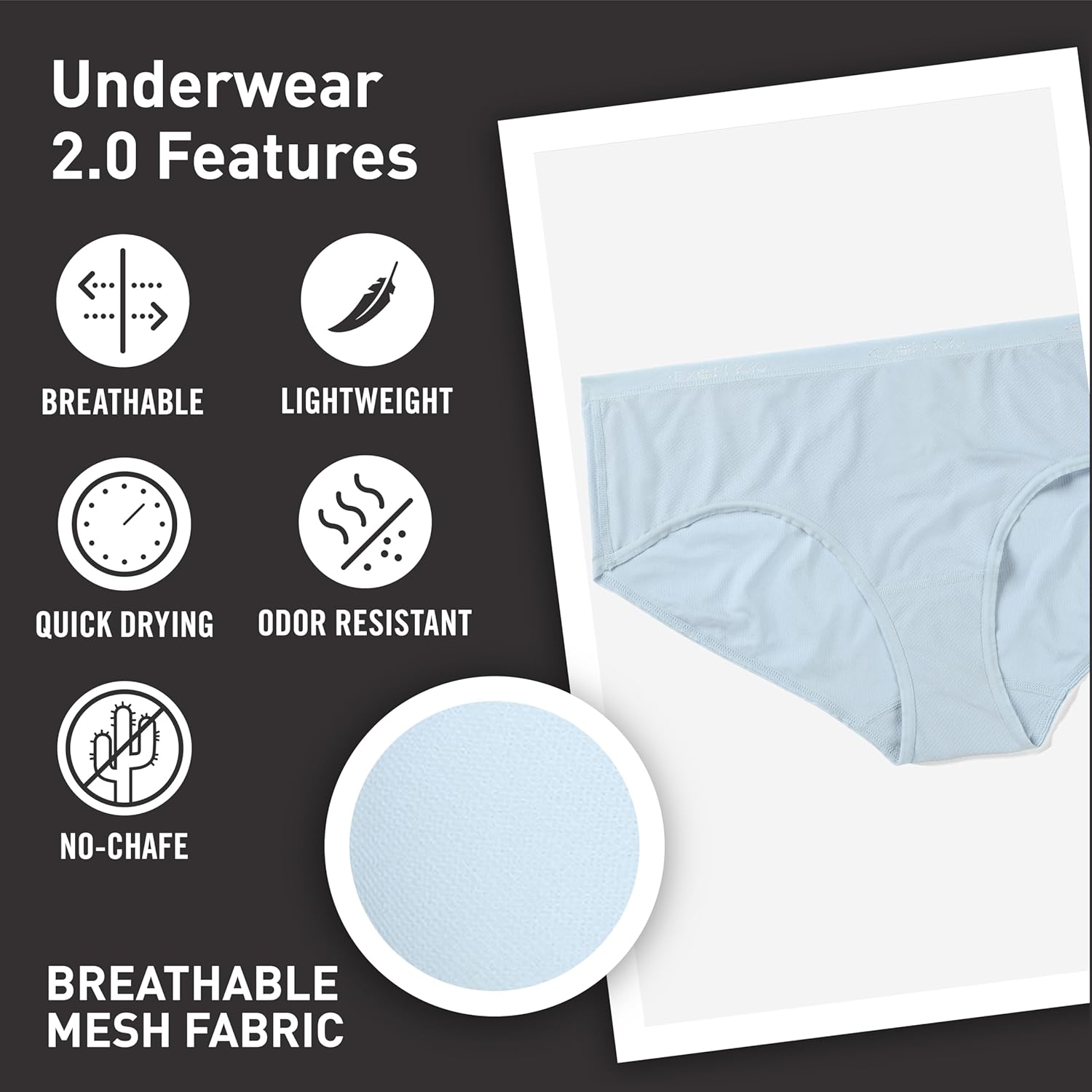 ExOfficio Women's Give-N-Go 2.0 Hipster - Breathable Durable Easy Care Travel Underwear - Image 4