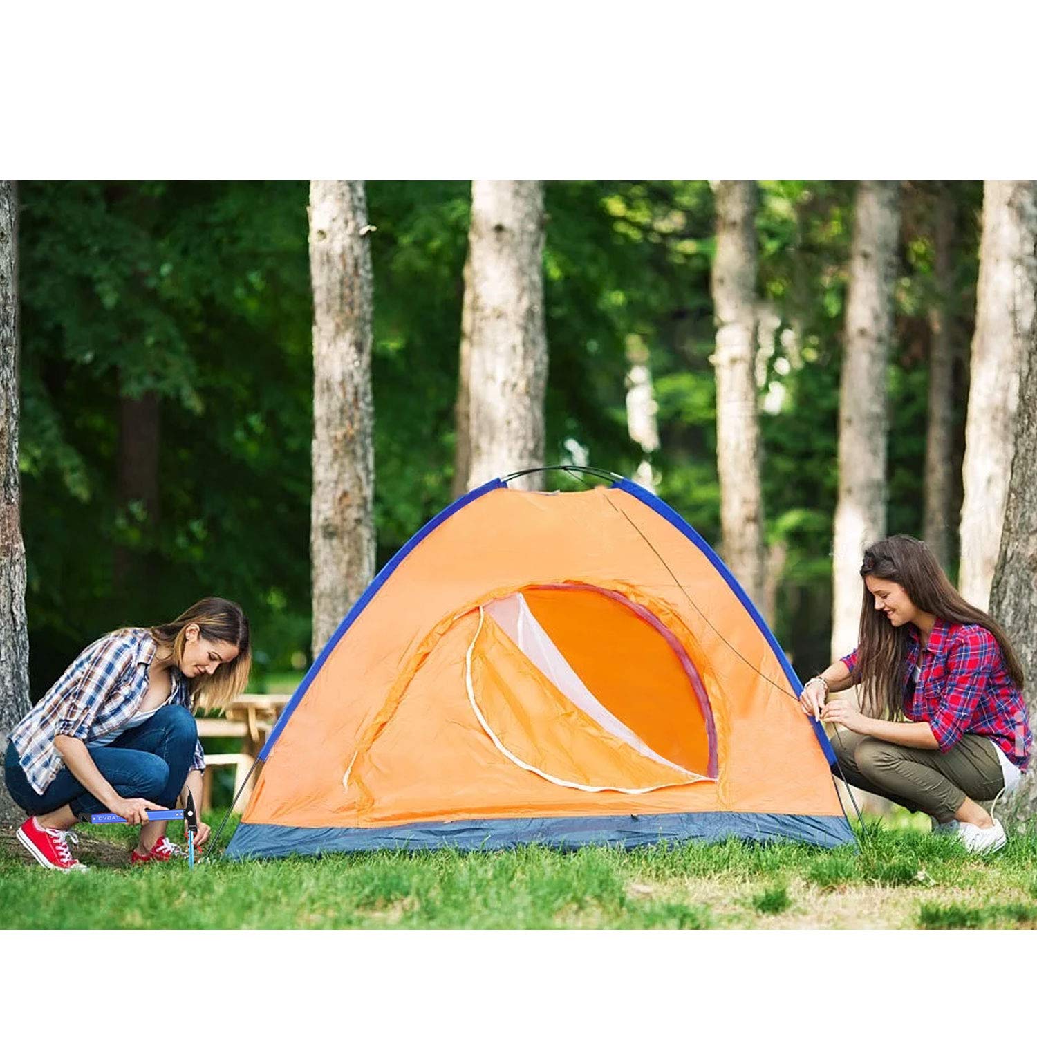 TAGVO Marteau de Camping de, Marteau de Tente en Aluminium Multifonctionnel de Camping de Mallet avec Le solvant de Tente