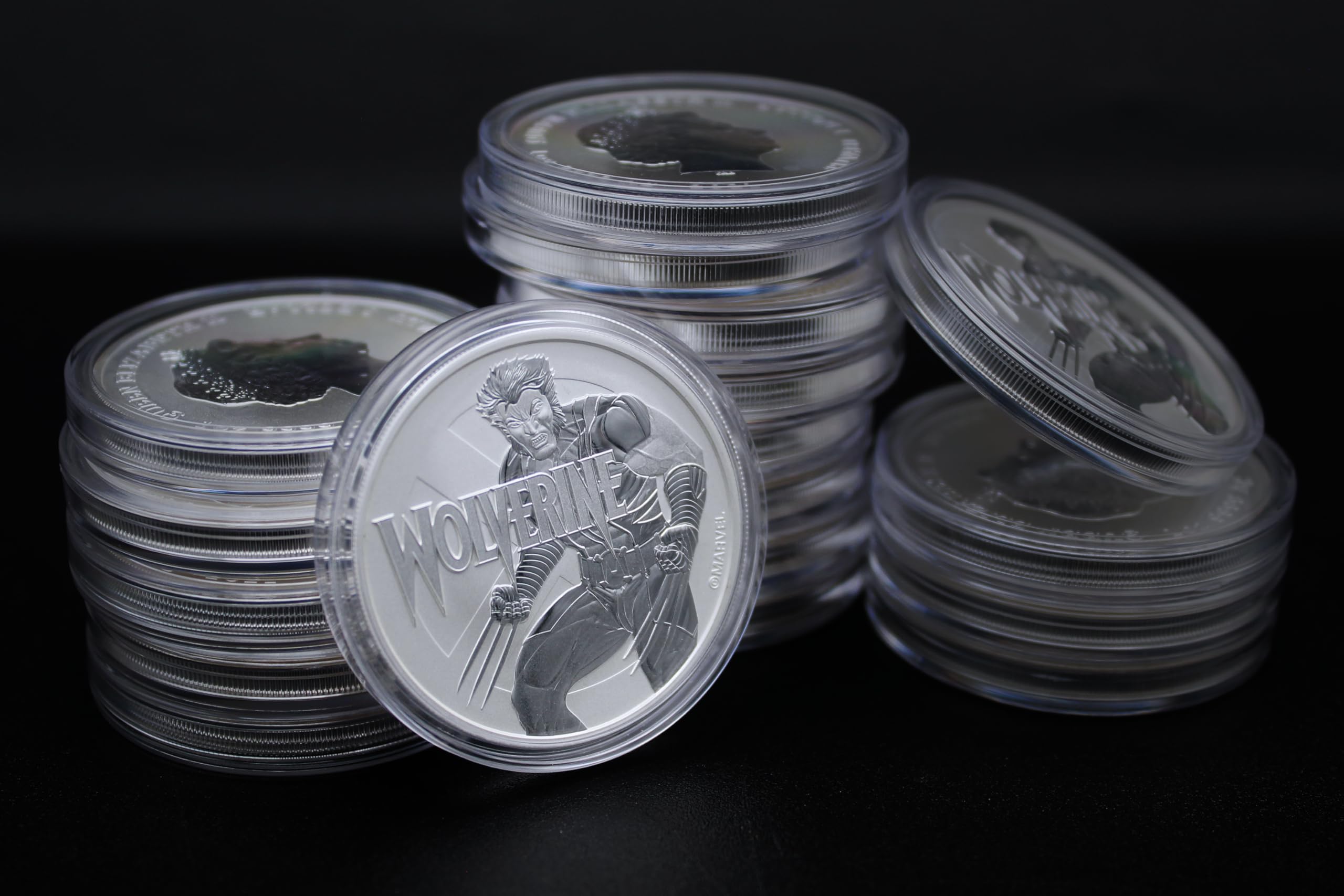 2021-1 oz Tuvalu Silver Marvel X-Men Wolverine Coin Brilliant