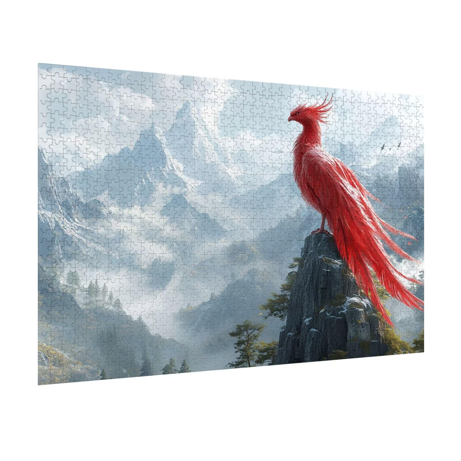 Puzzle 5000 Teile für Erwachsene, 3D Puzzle Vogel Holzpuzzles, n-599 | Puzzlematte Landschaft, Heimunterhaltung, Entspannung Meditationspuzzle, Impossible Klassische Jigsaw Puzzles, Home Decor