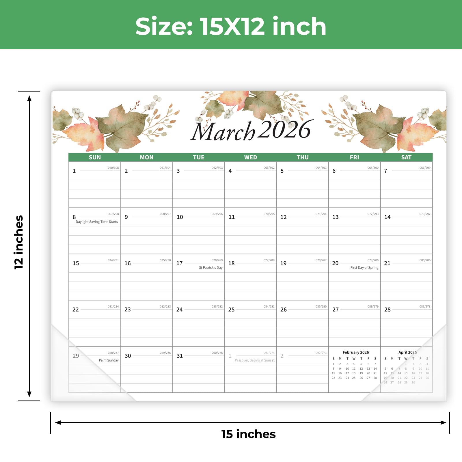Calendar 2025-2026 2025-2026 Magnetic Calendar For Refrigerator, 18 ...