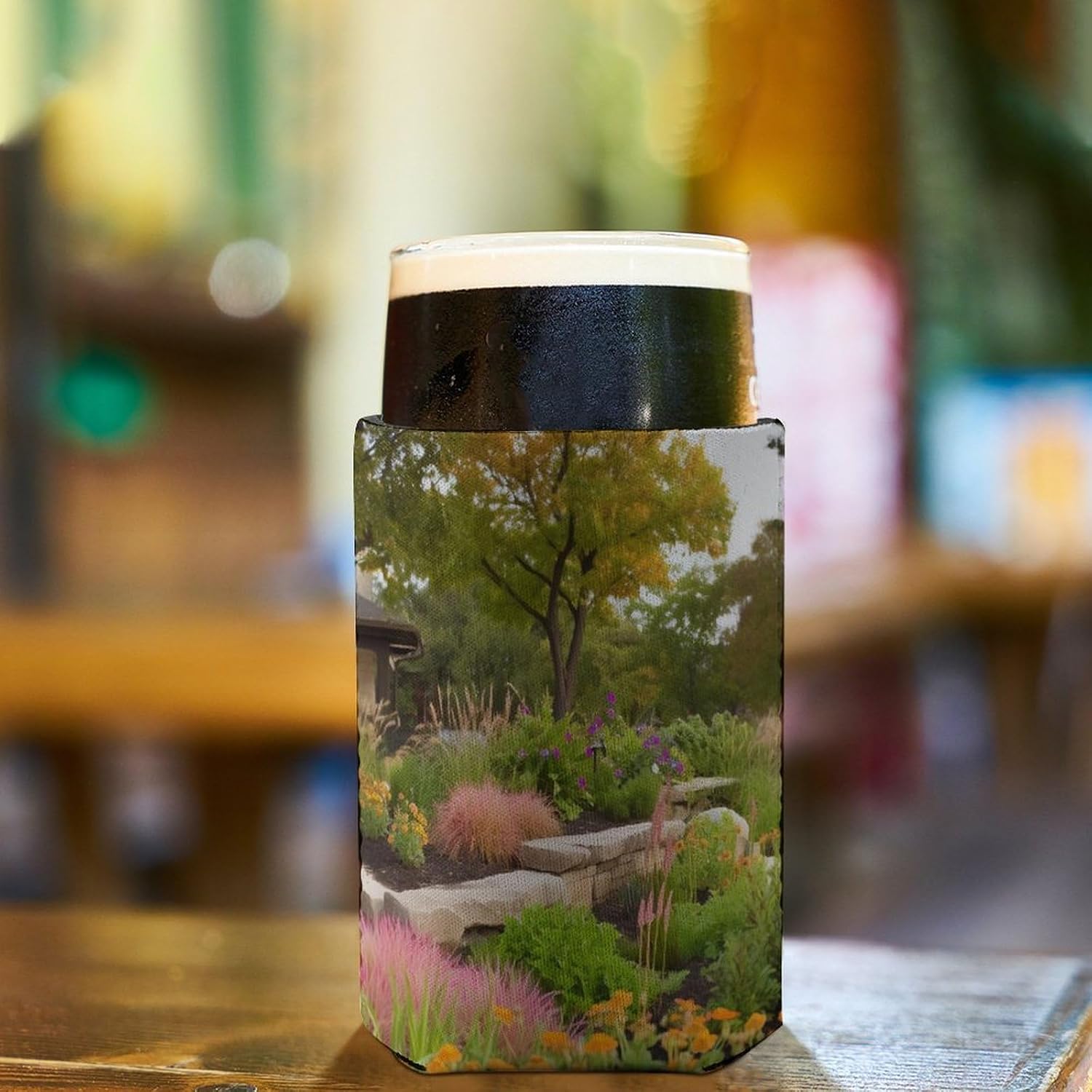 Insulated Neoprene Specialty Gardens Coffee Cup Sleeve for Drinks image 5