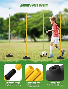 アジリティポール Amazon.co.jp: トレーニング・アジリティ・ポール 5 個の