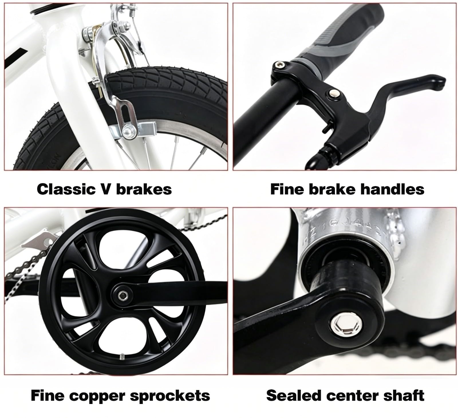 Mini Bicicleta Plegable, Bicicleta Urbana Compacta, para Estudiantes Y Adultos, Bicicleta Plegable Ligera 12 Pulgadas para Desplazamientos Diarios. Purple,16in