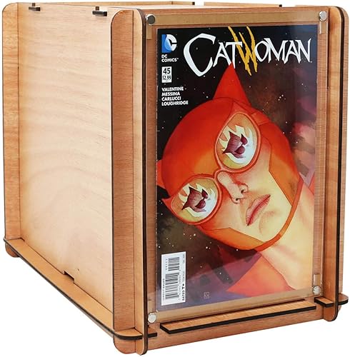 Miniatura 3 de Big Fudge Caja de almacenamiento para cómics con soporte para cómics. Caja de almacenamiento para cómicsToploader para cómics de 11.5 x 8 pulgadas,