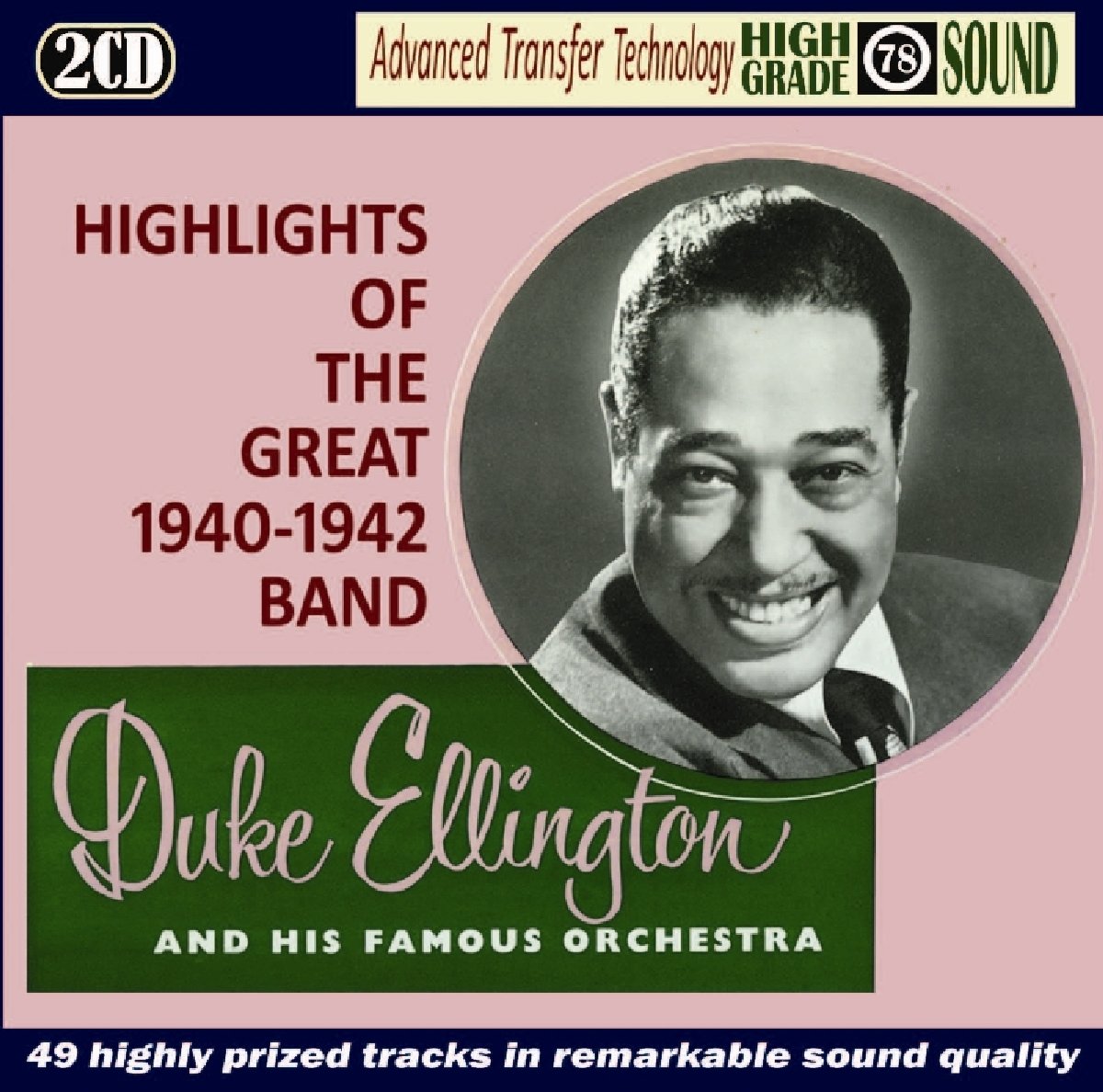 Duke Ellington Highlights Of The Great 1940-1942 Band CD New 5022810707929
