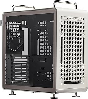 Cooler Master QUBE 540 High-Airflow ATX Mid-Tower Case, 415mm GPU Clearance Max, Designed Ready RTX 5090|RX 9070 XT, Tempered Glass, Modular & Customizable Design, Reversible I/O Panel – Moonstone