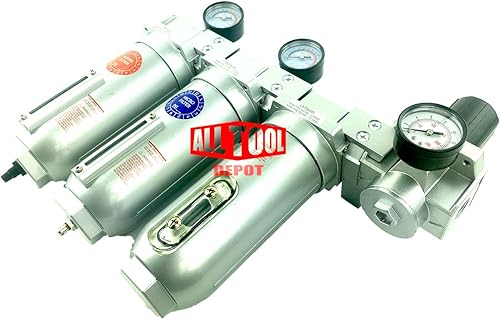 Miniatura 2 de 1 Inline Aire Comprimido Regulador Filtro Separador de humedad trampa secador de desecante Combo