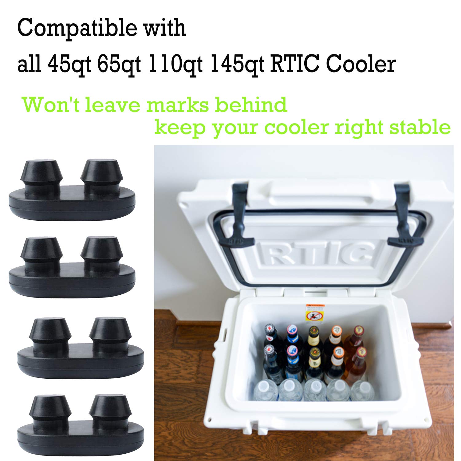 rtic cooler rubber feet
