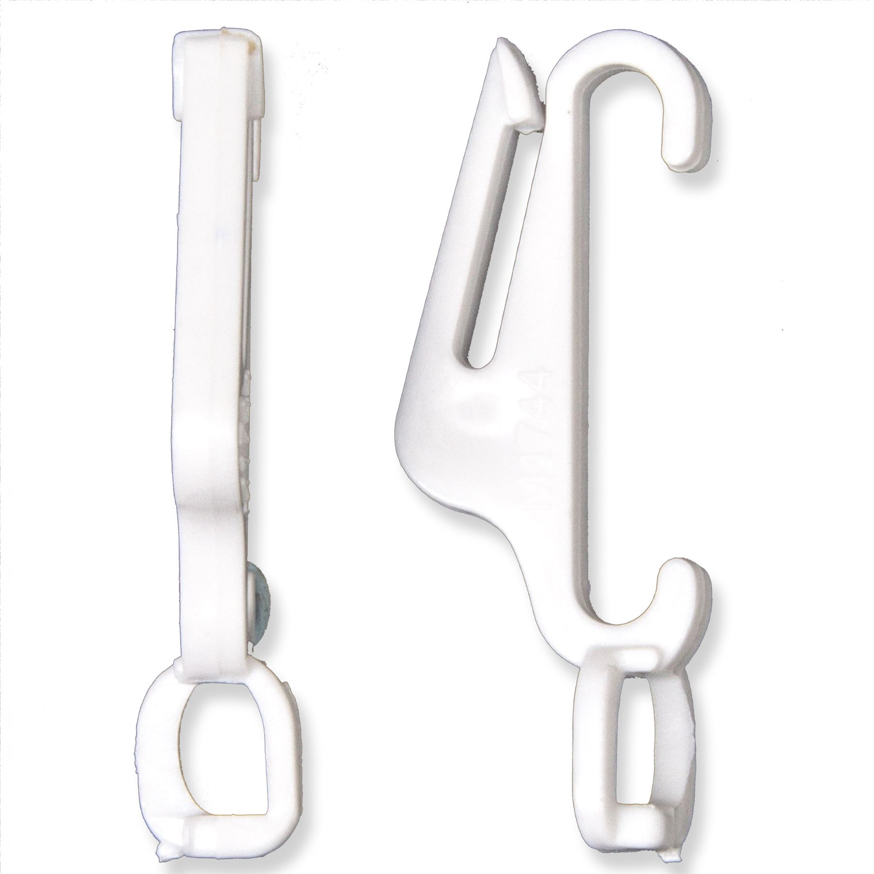 White Hinge50x Swish Fast Track Curtain Gliders For Curtain Tracks