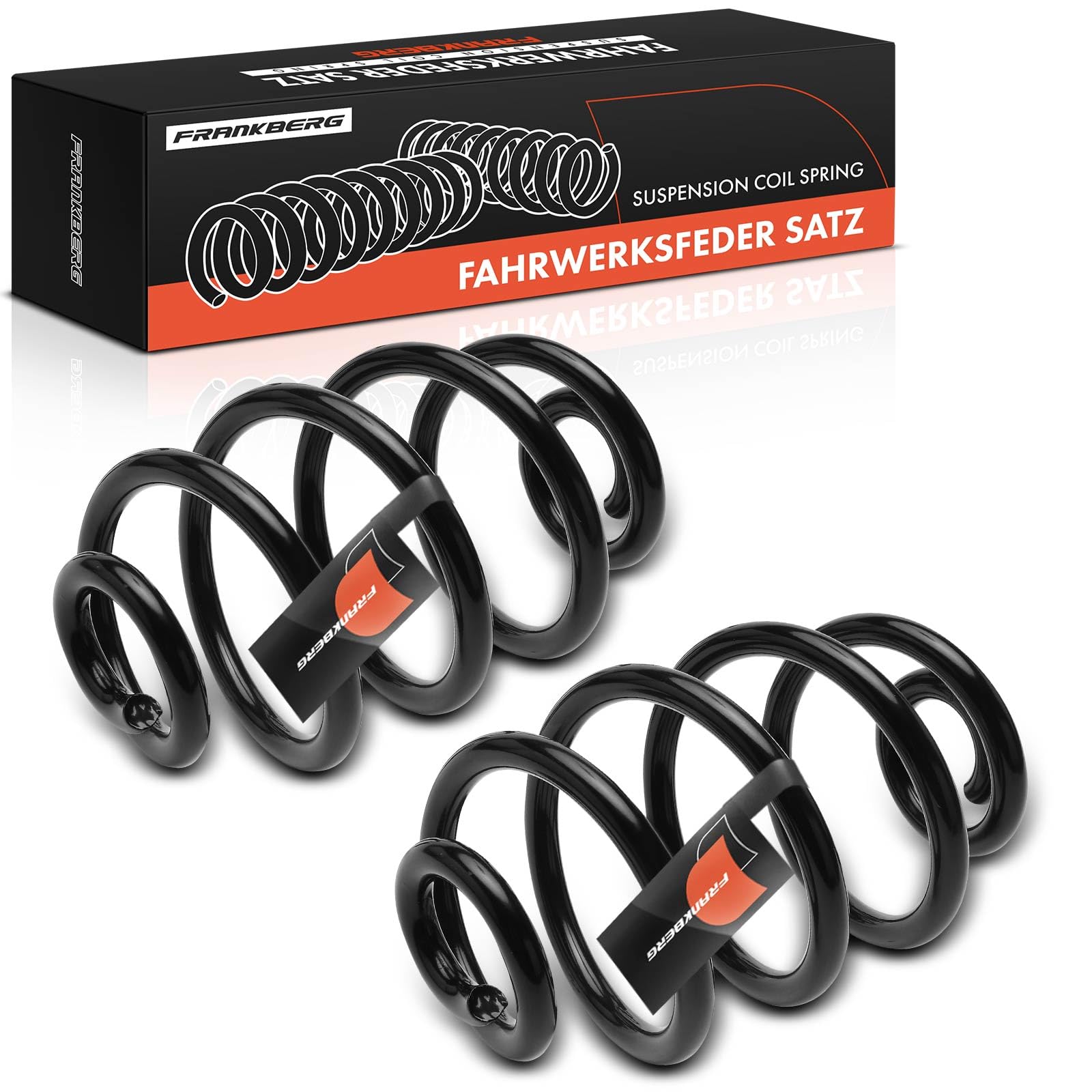 Frankberg 2x Muelles de Suspensión Eje trasero izquierdo derecho Compatible con A6 Avant 4B5 1997-2005 Replace# 3B0511115Q