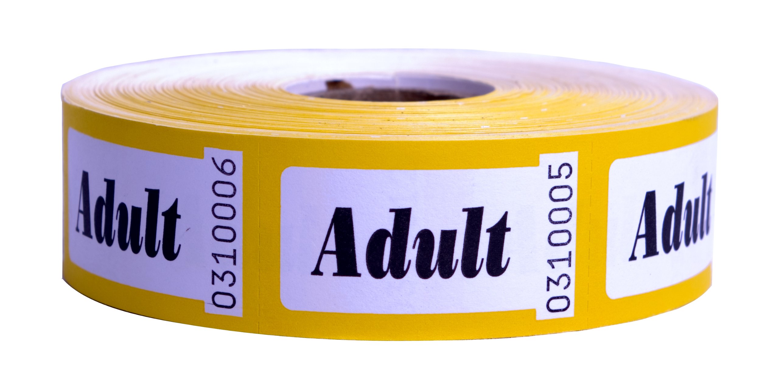 Thomas & Anca Club Supplies Ltd Adult Admission Roll Tickets for Event Entry Serial Coded for Security Festivals Fetes Fayre Party Events