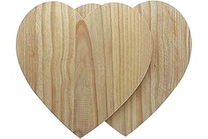 Heart Shape Wood Slices for Rustic Crafts