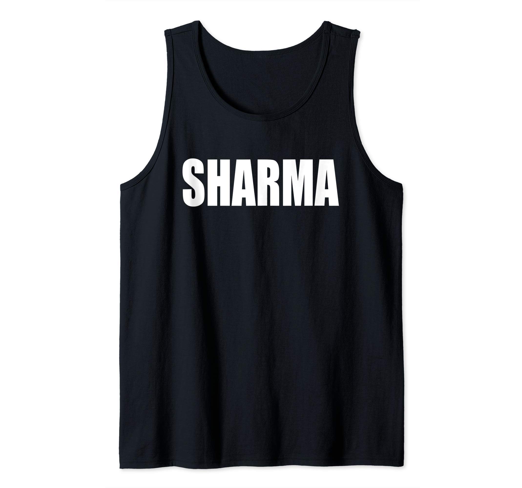 Creativeness SimplifiedSHARMA Tshirt | Surname Sharma Clothing| Last Name Sharma Tank Top