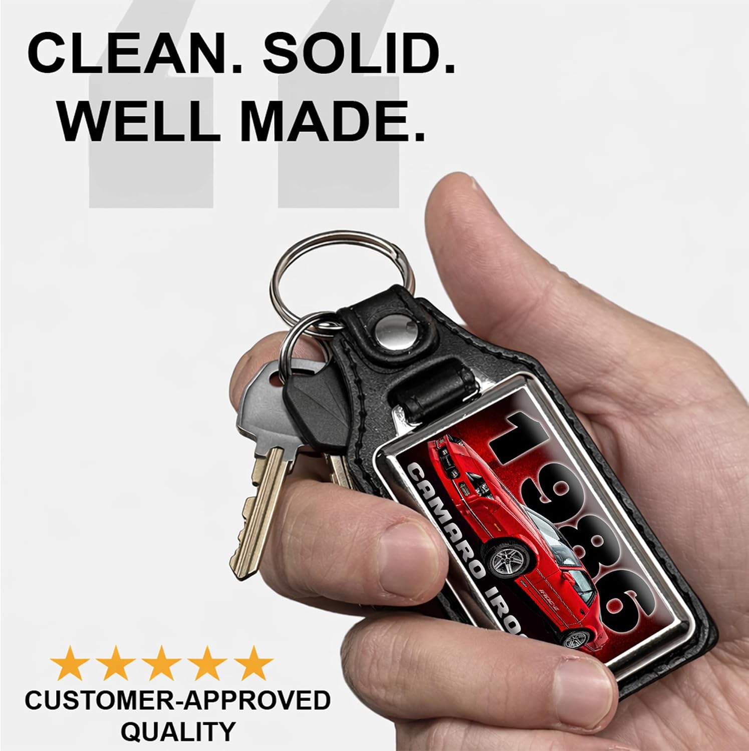 Brotherhood Car Key Chain for Camaro - Classic Models Keychain image 3