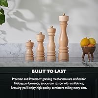 Vista 6 de Cole & Mason London - Molinillo de especias recargable, accesorio de cocina y hogar, molinillo de pimienta negra de mesa, molinillo de pimienta