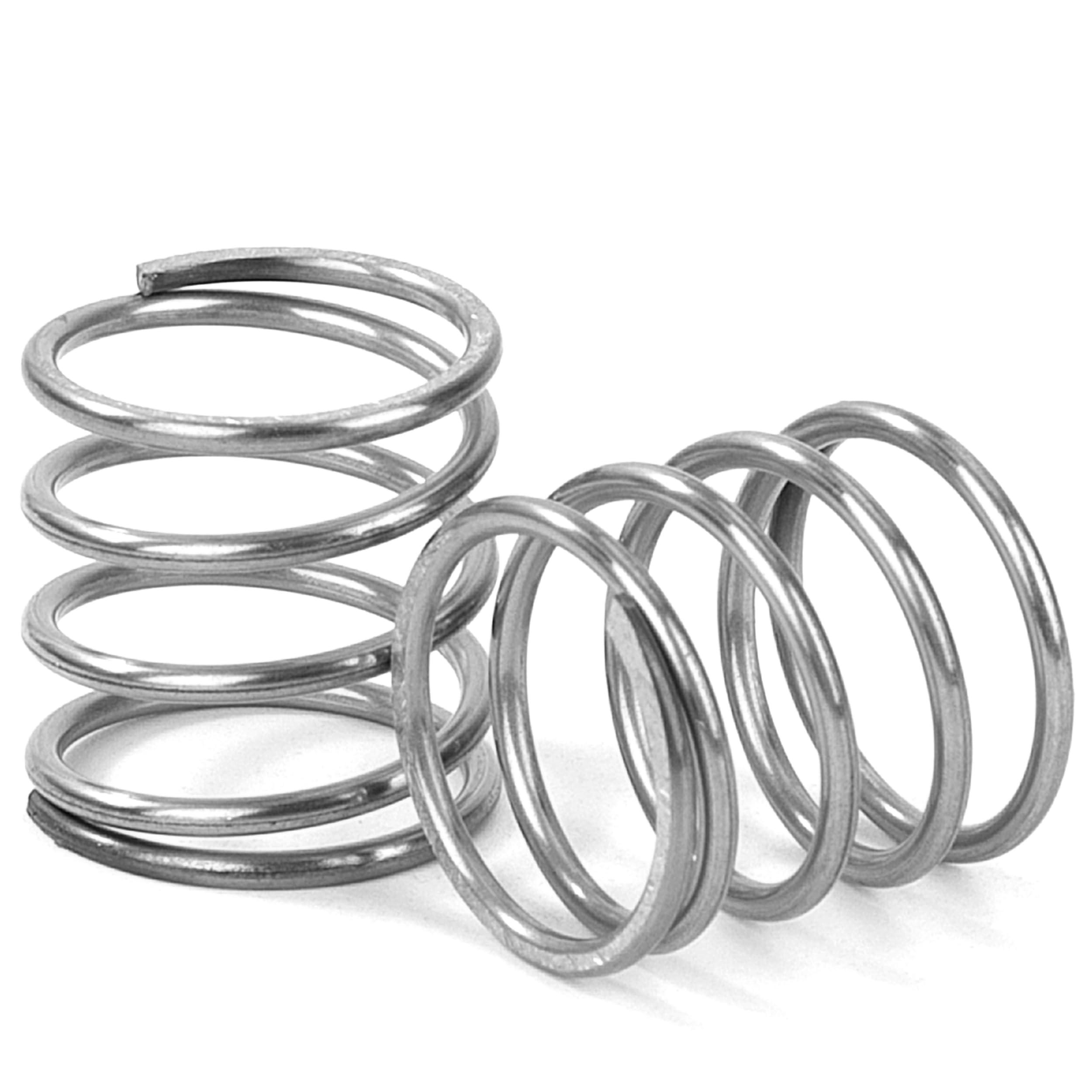 GUNGY Muelles De Compresion De Acero Inoxidable Resorte De Compresión 20mm Diámetro Alambre 1,7mm Diámetro Exterior 20mm Fuerza Del Resorte 3,2kg 4