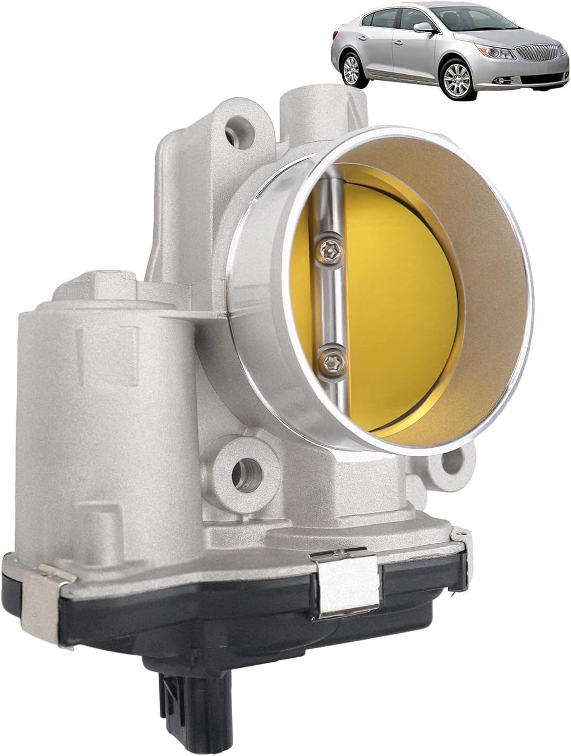 Electronic Throttle Body Assembly S20221 Compatible with Chevy Impala 14, Captiva 12-15, Equinox 12-17, Buick LaCrosse 12-16, Regal 12-17/ GMC Terrain 12-17 (2.4L). 12670834, 12632101, 12669146