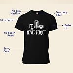 Witty Fashions Never Forget Floppy Disk VHS Cassette Tape Music Men's T-Shirt