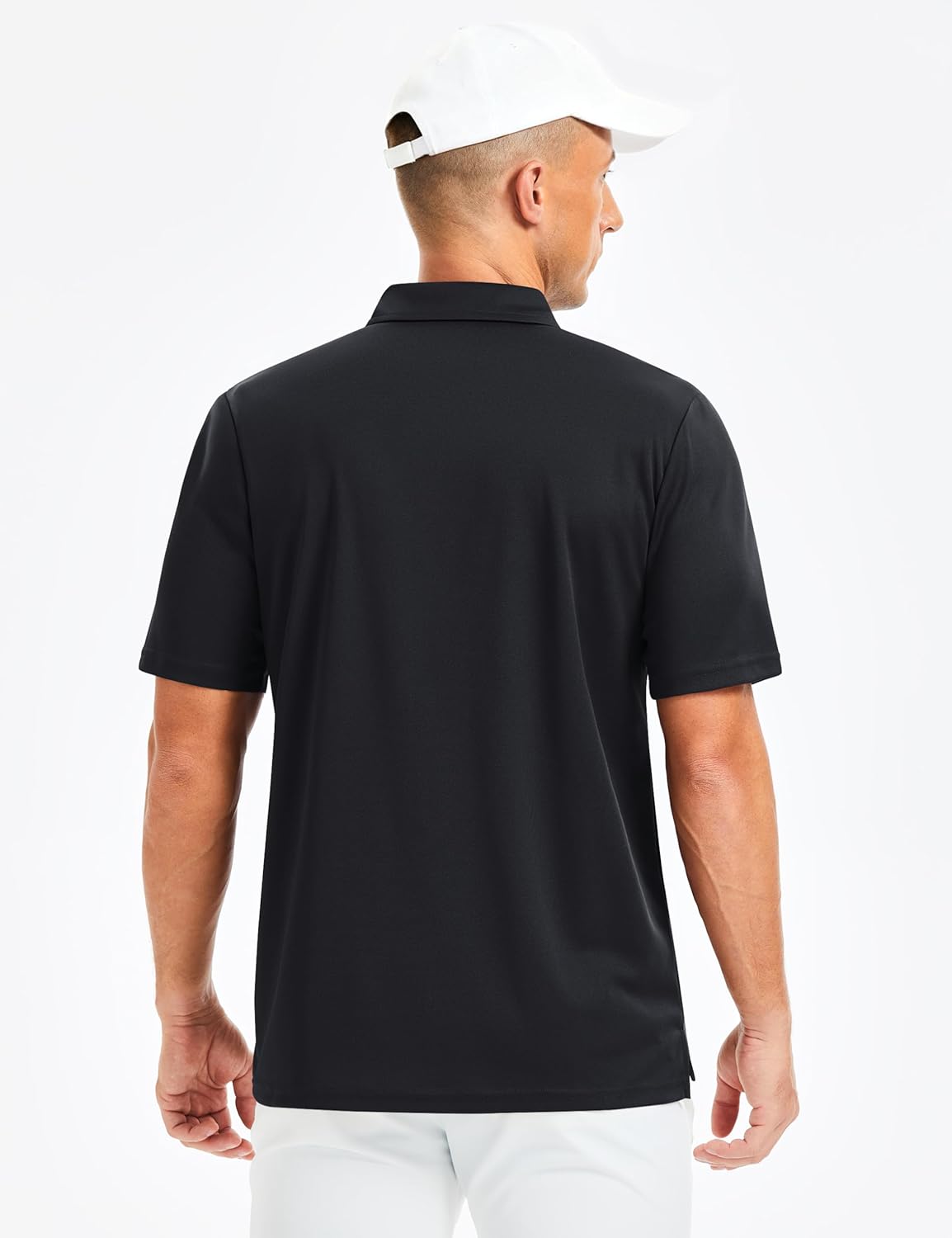 Cavva Men's Polo Shirts Golf Short Sleeve Dry Fit Moisture Wicking Performance Collared Polos Athletic Casual Work Shirt - Image 7