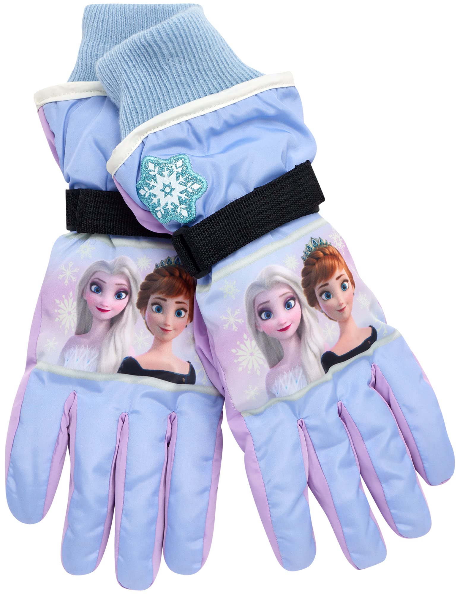 Disney Isoliertes Schneehandschuh-Set für Mädchen – Minnie Maus oder Frozen Wintermütze, Schal und Fäustlinge oder Handschuhe (Kleinkind/kleines Kind)