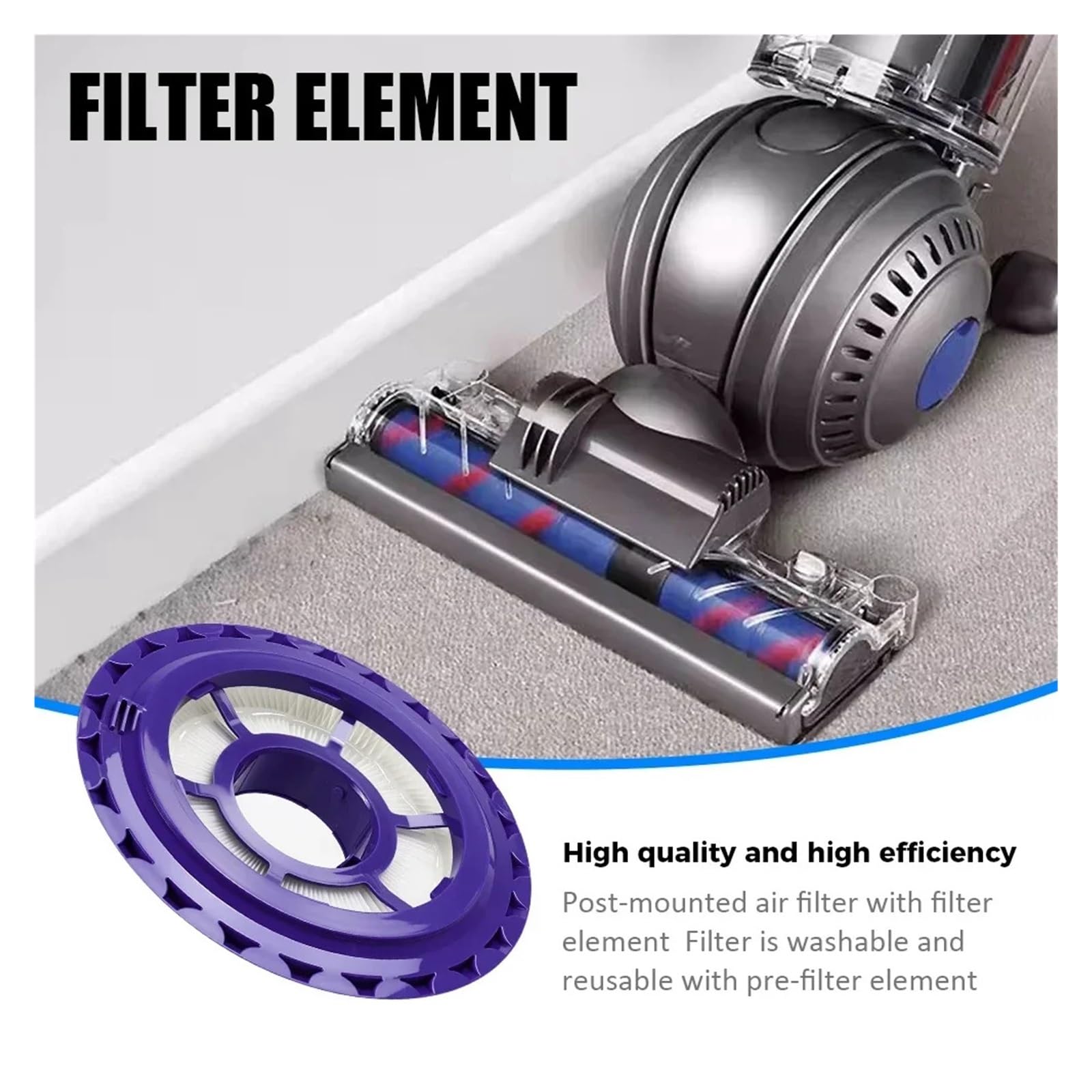 HEPA-Filter for Staubsauger, kompatibel mit Dyson,