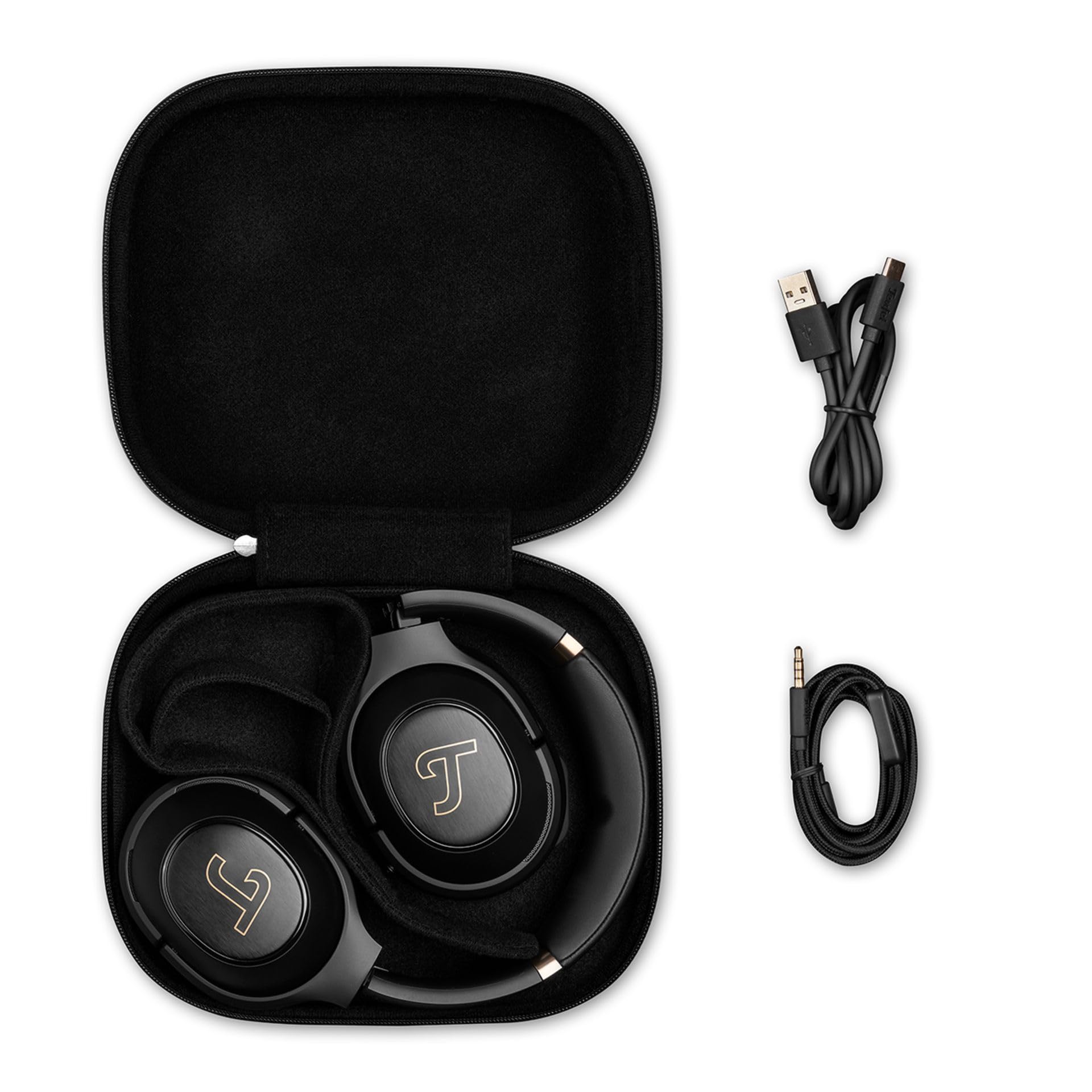 Teufel REAL Blue PRO Kabellose Bluetooth-Kopfhörer Over-Ear mit Active Noise Cancelling und Langer Akkuflaufzeit (56 h), Mimi Sound Personalisierung, Schnellladefunktion, ShareMe-Funktion - grau