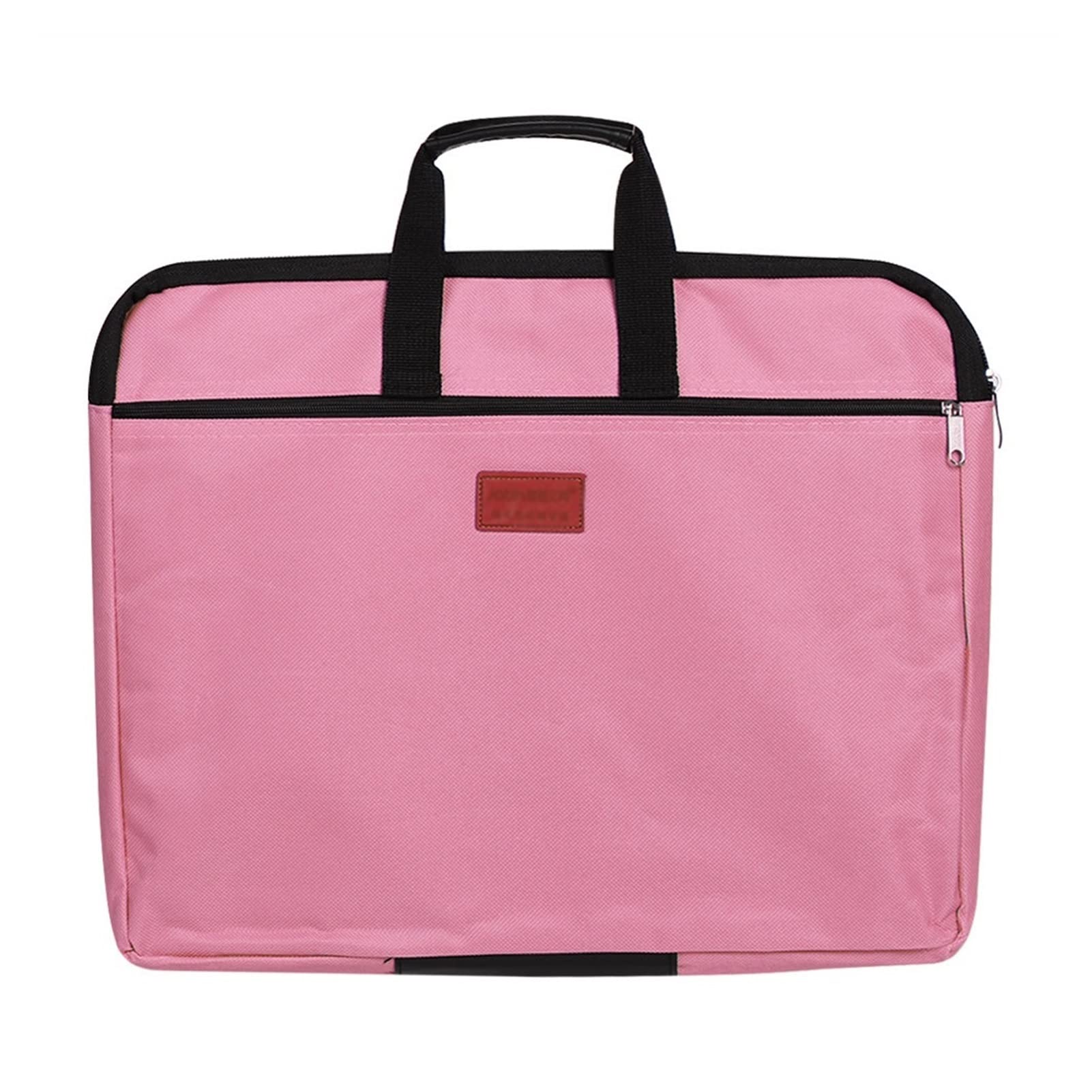 Enveloppes de classement A4 Taille Double Calques Fichiers Sac Oxford Tissu Big Capacité Dossier de fichier imperméable avec poignée Zipper Toile Livre d'entreprise Dossiers en plastique (Color : A1