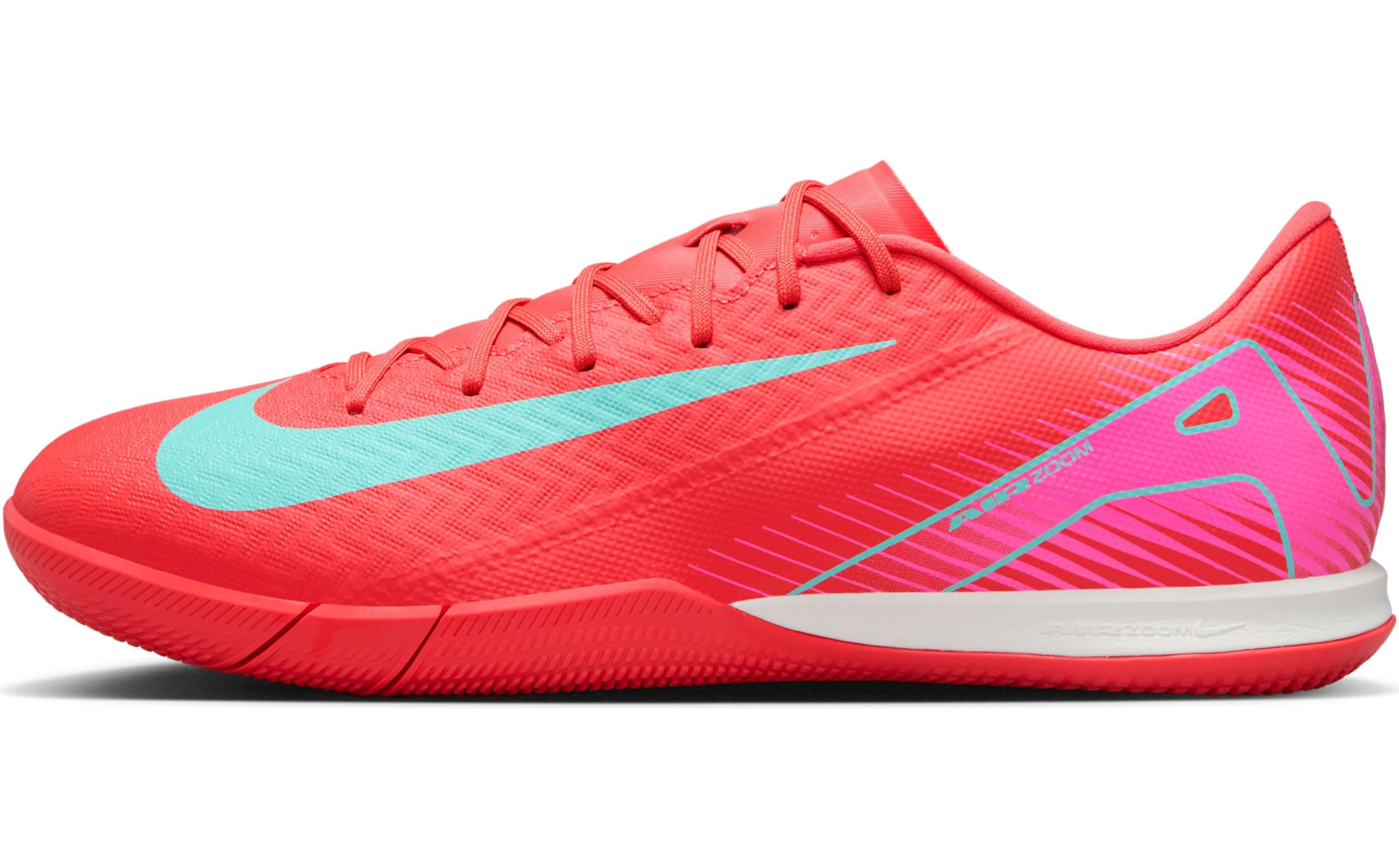 Nike Men's Zoom Vapor 16 ACADEMY IC Football Shoes, Ember Glow/Aurora Green, 6.5