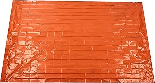 Emergency Blanket, Reflective Orange Emergency Blanket for Survival Camping Outdoor All Weather Space Blankets Emergency Foil Mylar Thermal 13Ã—8Ã—2cm