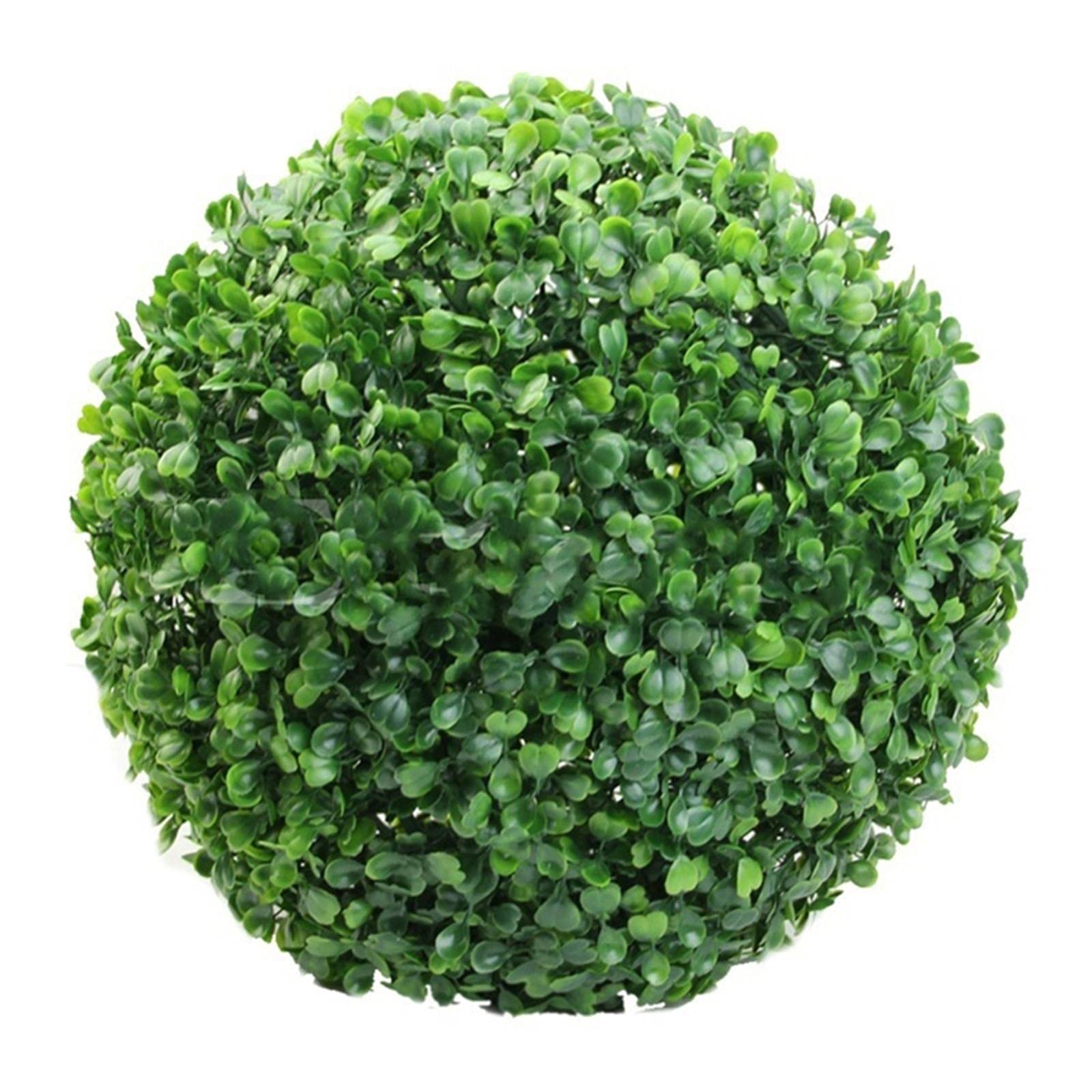 Bola de Plantas Verdes Artificiales - Boj, Topiaria, Plástico Verde - Decoración del Hogar, Exterior, Boda, Fiesta
