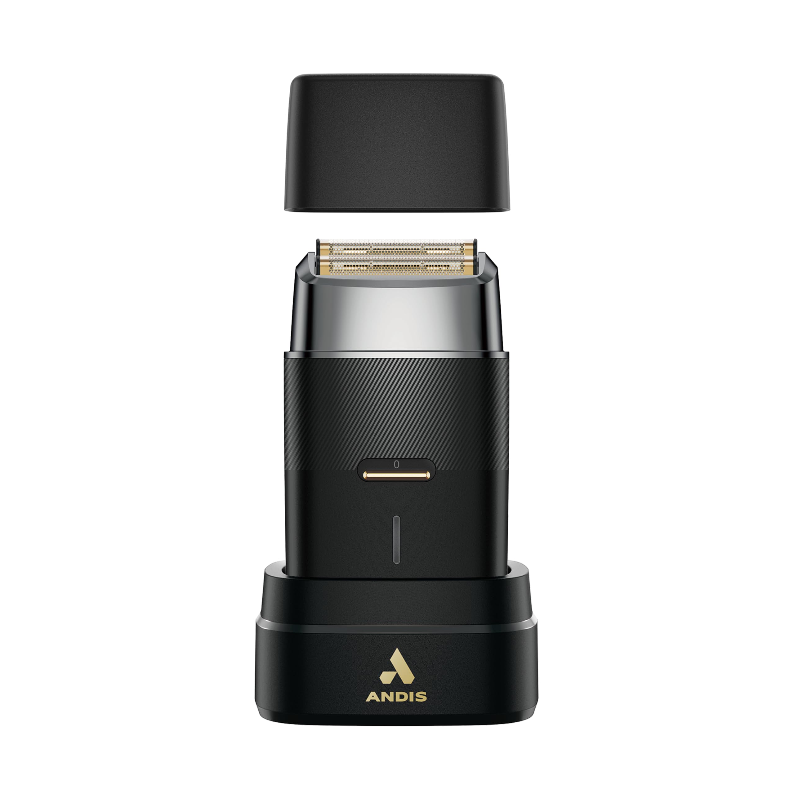 Andis 563614 TS-3 ProFoil Plus II Rasoio a lamina in titanio, rasatura liscia, senza fili, precisione ad alta velocità, nero