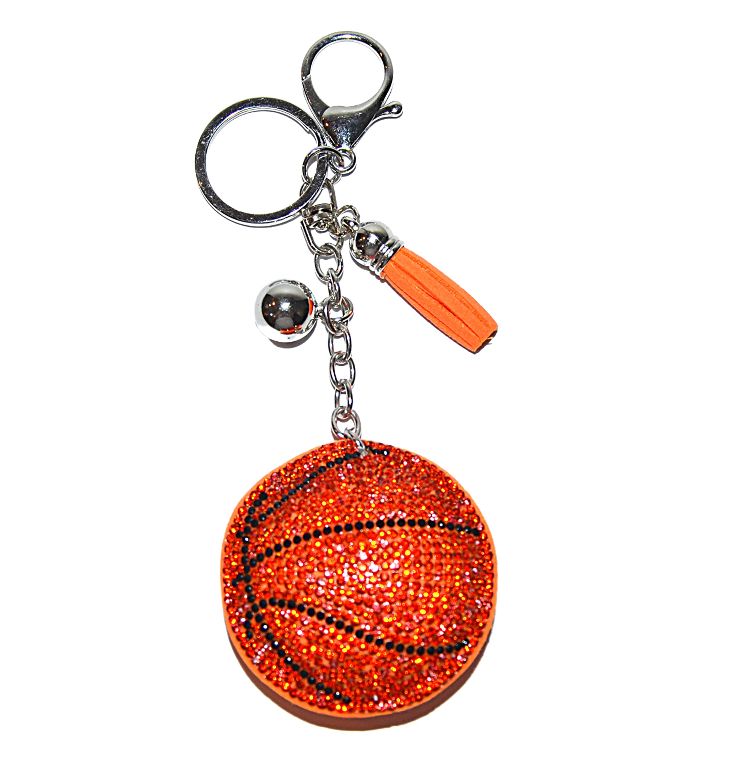 Popfizzy Bling Keychain Accessories for Women - Cute Rhinestone Car Keys Charms, Purse Charms for Handbags