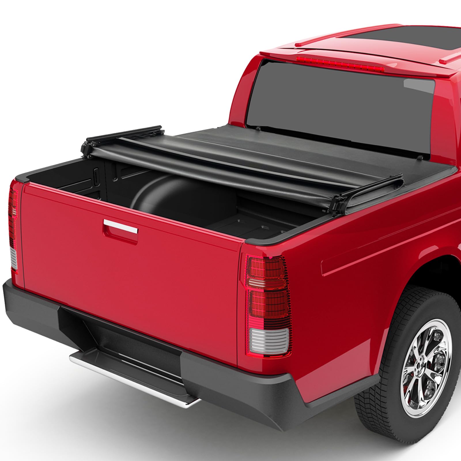 Truck Bed Tonneau Cover Compatible With Dodge Ram 1500 Classic(2002-2024), 2500&3500(2003-2024) 6.4 Ft Standard Box W/o Rambox, Soft Roll Up Style, NOT For 19-24 1500 New Body, Tonneau Covers - Canada