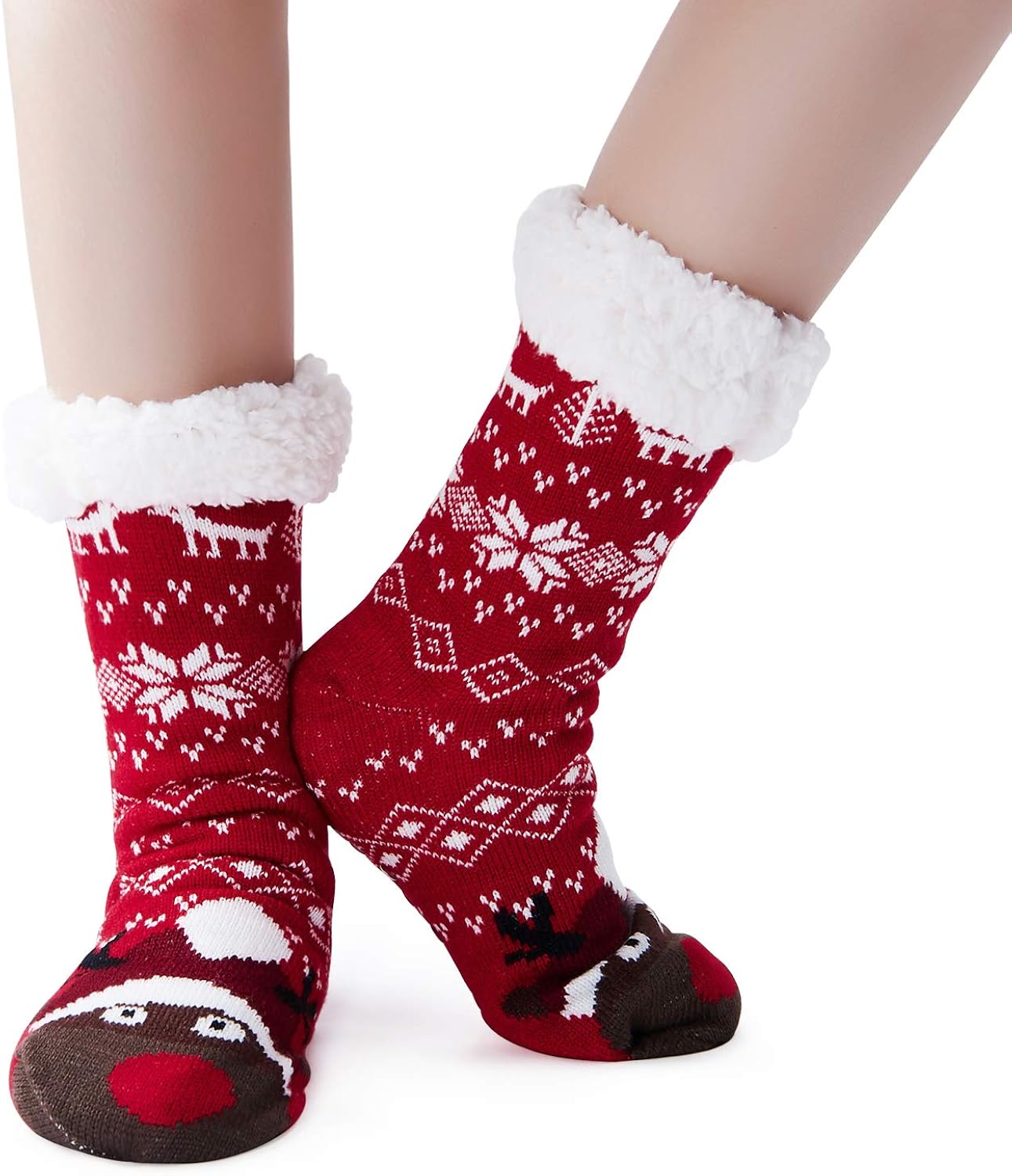 Childrens christmas slipper socks Clearance