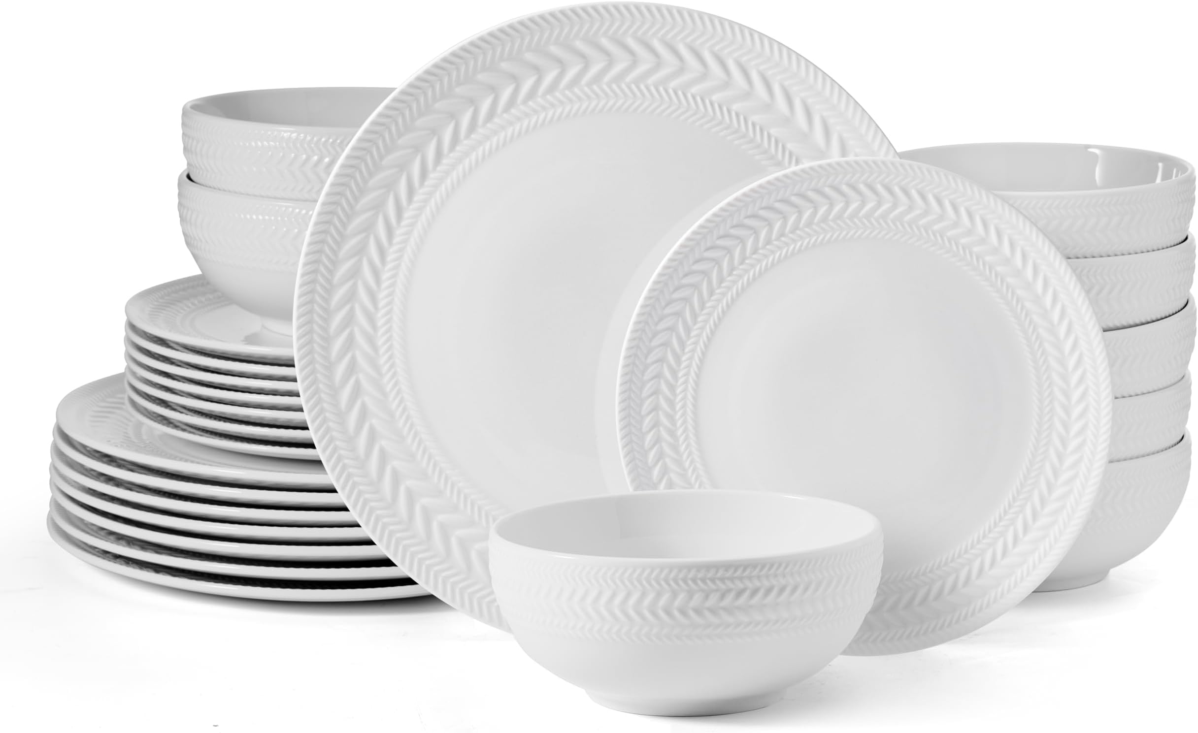Pfaltzgraff Josephine 24 piece Dinnerware Set, Service for