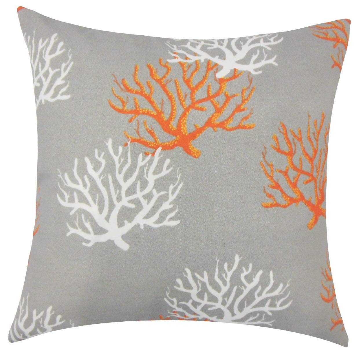 The Pillow Collection Gyan Coastal Citrus Down Filled Throw Pillow