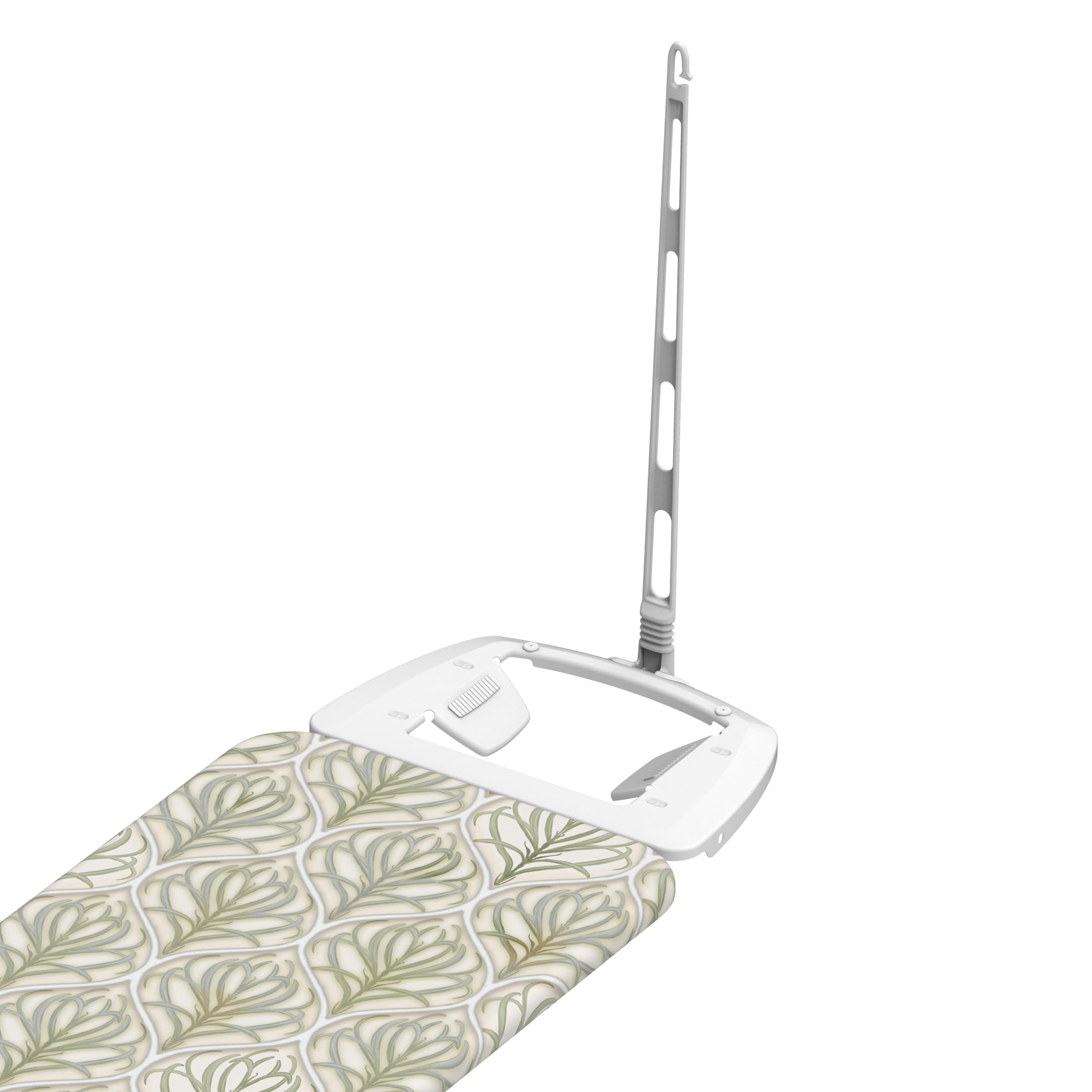 Rörets Asse da Stiro Facile Express Bianco Pois - Speciale per Camicie, Piano in Cotone, Telaio in Acciaio Inossidabile e Altezza Regolabile a 8 Livelli - 103 x 33 x 90 cm