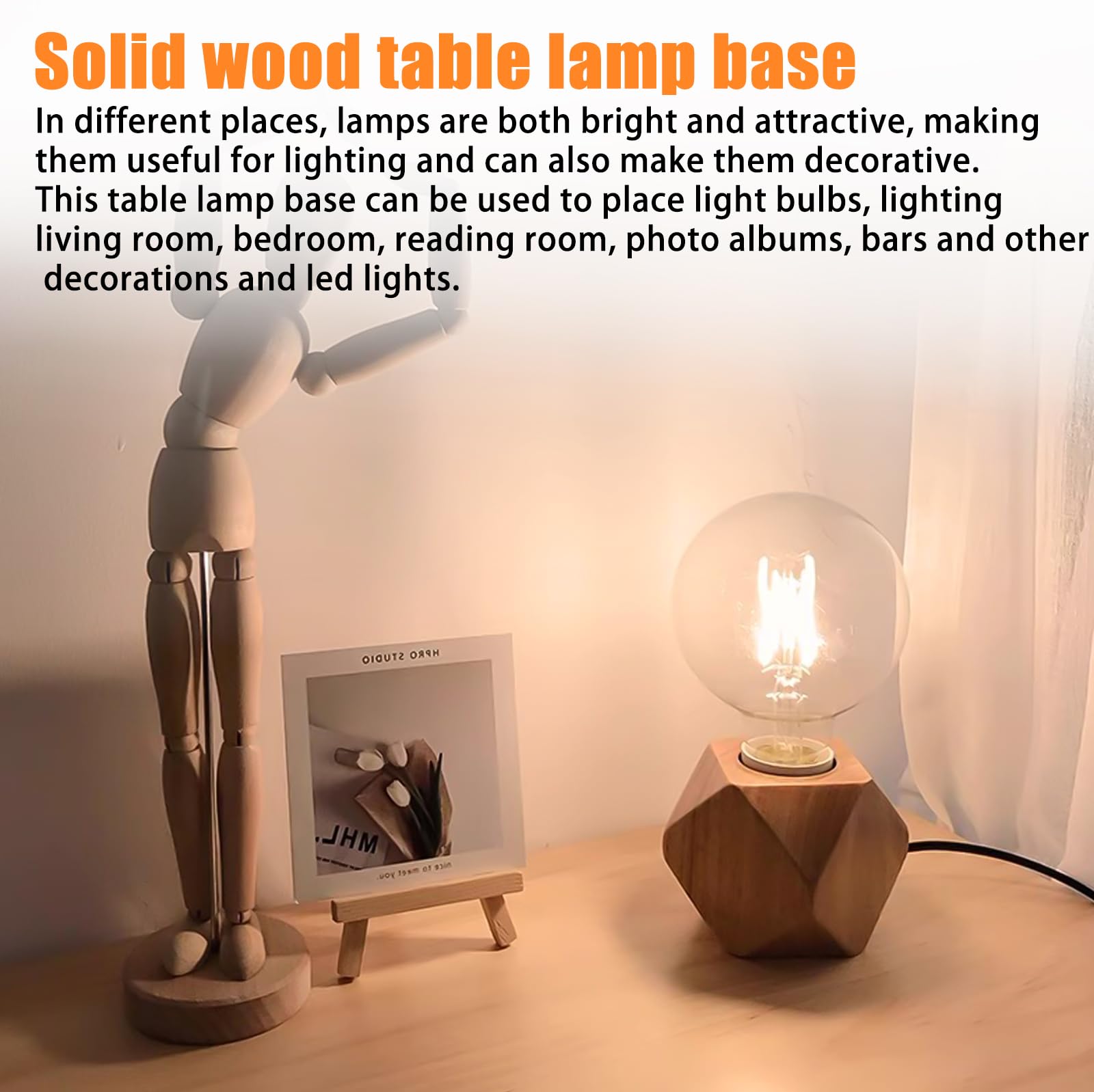 Retro tafellampen slaapkamer woonkamer led-bedlampje