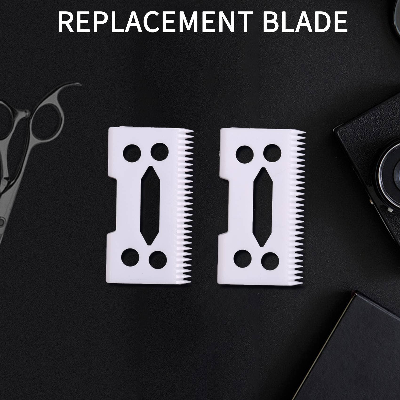 Neue 2Pcs 28 ZäHne Zirkonia Keramik Clipper Klinge für Senior Clipper