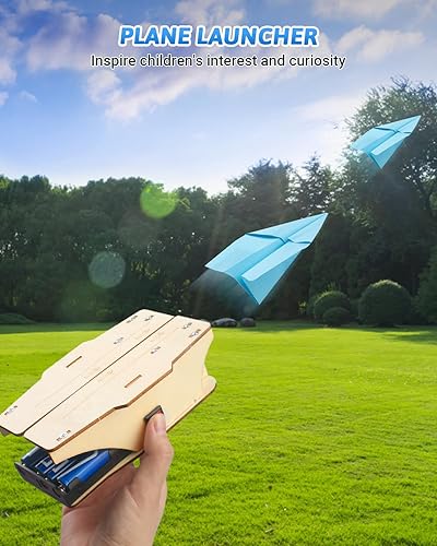 Miniatura 5 de Kits STEM para niños de 8 a 10 a 12 años, proyectos STEM 5 en 1, rompecabezas 3D de madera, kits de construcción de modelos de experimentos