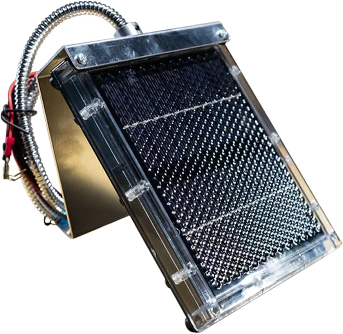 Monarch Hunting Products The Charger | Hunting Blind Accessory Easy-to-Mount 12 Volt Charging Port System with Weather Resistant Housing, USB Ports, Switches & Solar Panel, Hardware & Connectors