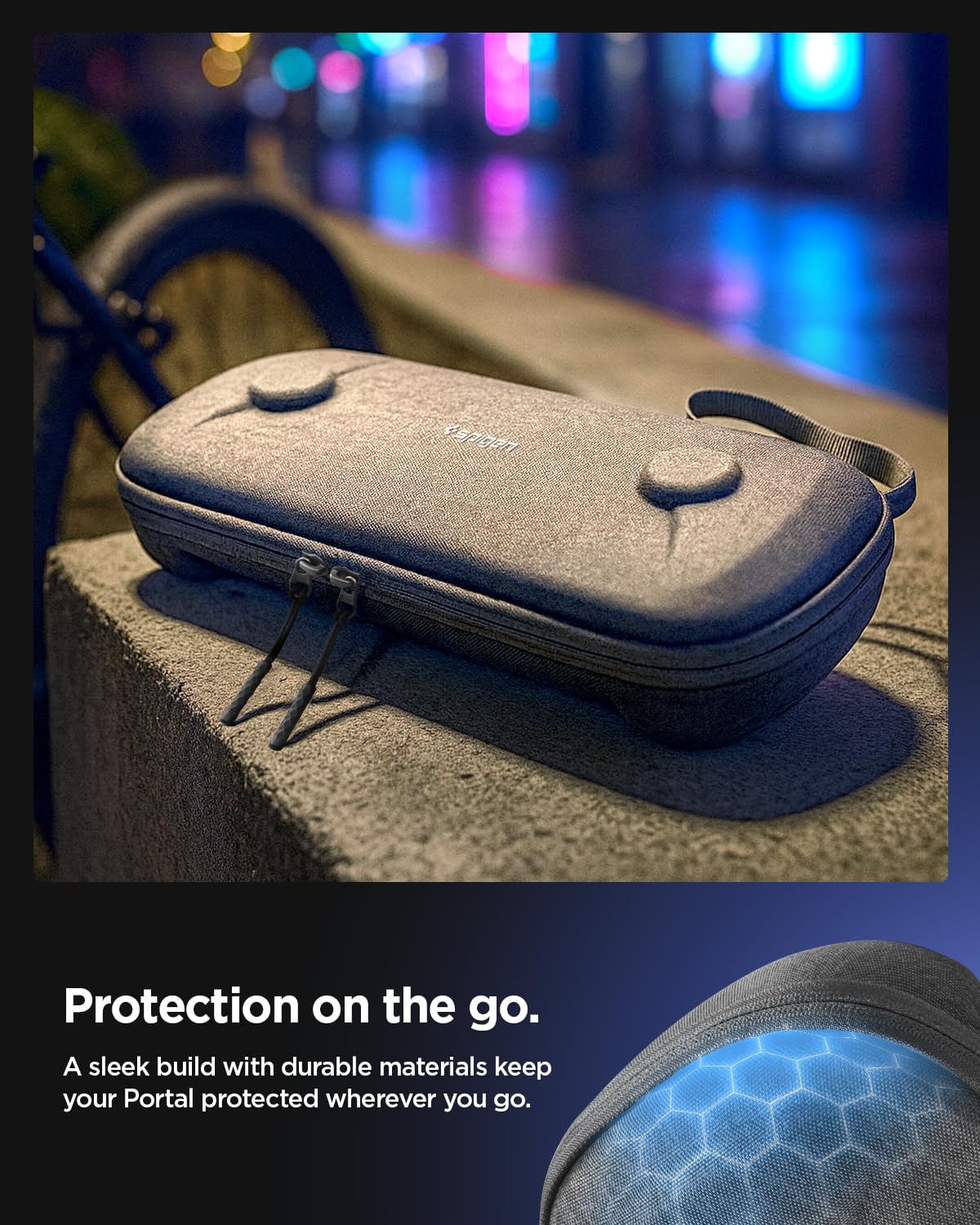 Spigen Klasden Tasche Kompatibel mit PlayStation Portal Remote Player Pouch Anthrazitgrau