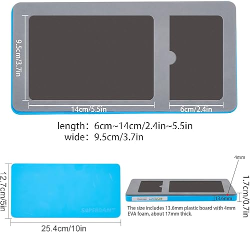 Miniatura 2 de SUPERDANT Troquel de cuero para tarjetas de doble pliegue en relieve, corte de madera, molde de troquelado de bolsillo, soporte para tarjetas de