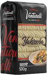Massa Tipo Caseira Yakissoba Famiglia Venturelli 500g - Feita sem processo de fritura