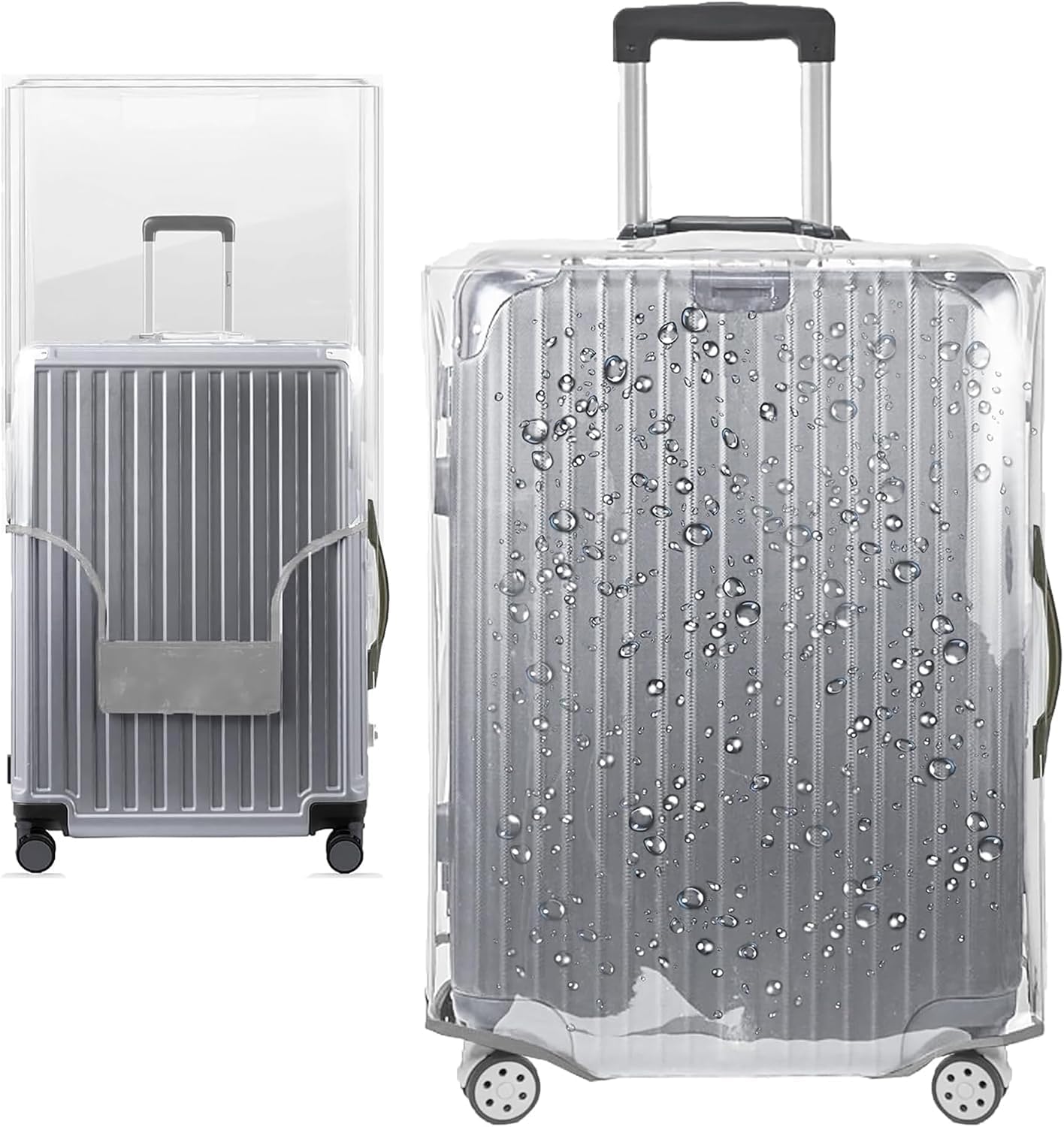 24 Inch Luggage Covers for Suitcase, PVC Luggage Cover Protector image 4