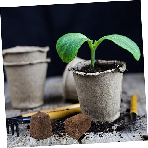 Miniatura 3 de Happyyami Paquete de 10 tapones en bloque de suelo de nutrientes ideales para plantas de balcón y suministros de jardín
