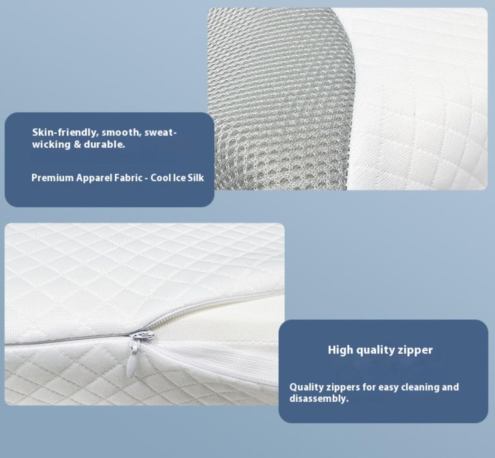 Almohada genérica para apnea del sueño, almohada anticojín para apnea del sueño, ergonómica, espuma con memoria de forma, almohadas antironquidos y apnea posicional